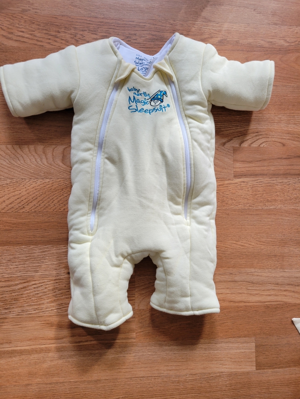 Magic Sleepsuit Baby Sleep Sack Romper in Pale Yellow